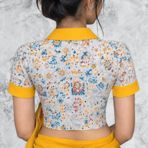 Readymade printed By poplin Style Woman Blouse