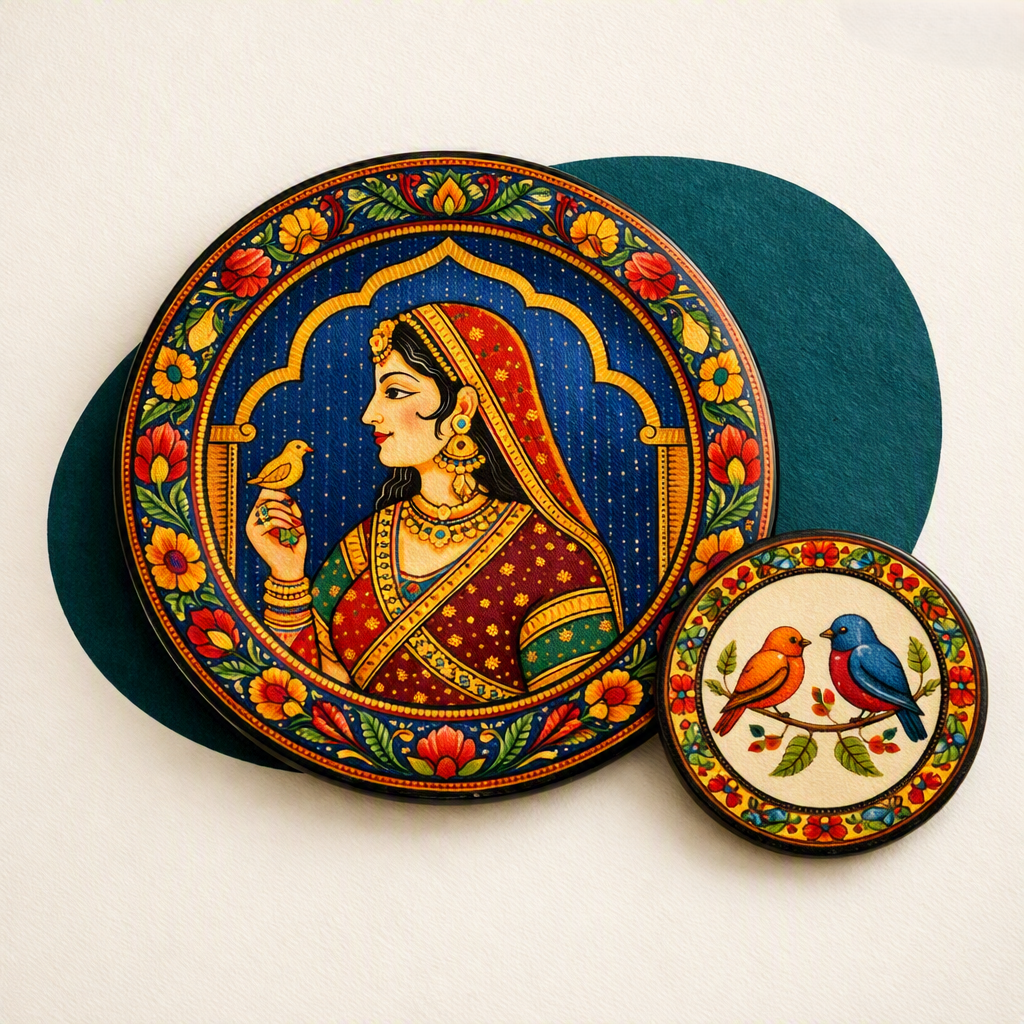 Hand-painted Wall Plates