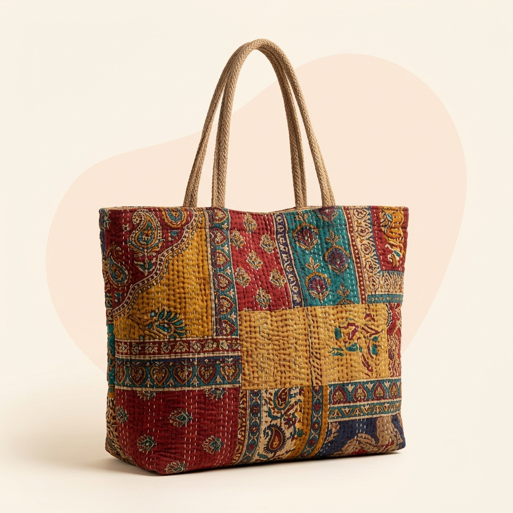 Kantha Tote Bags