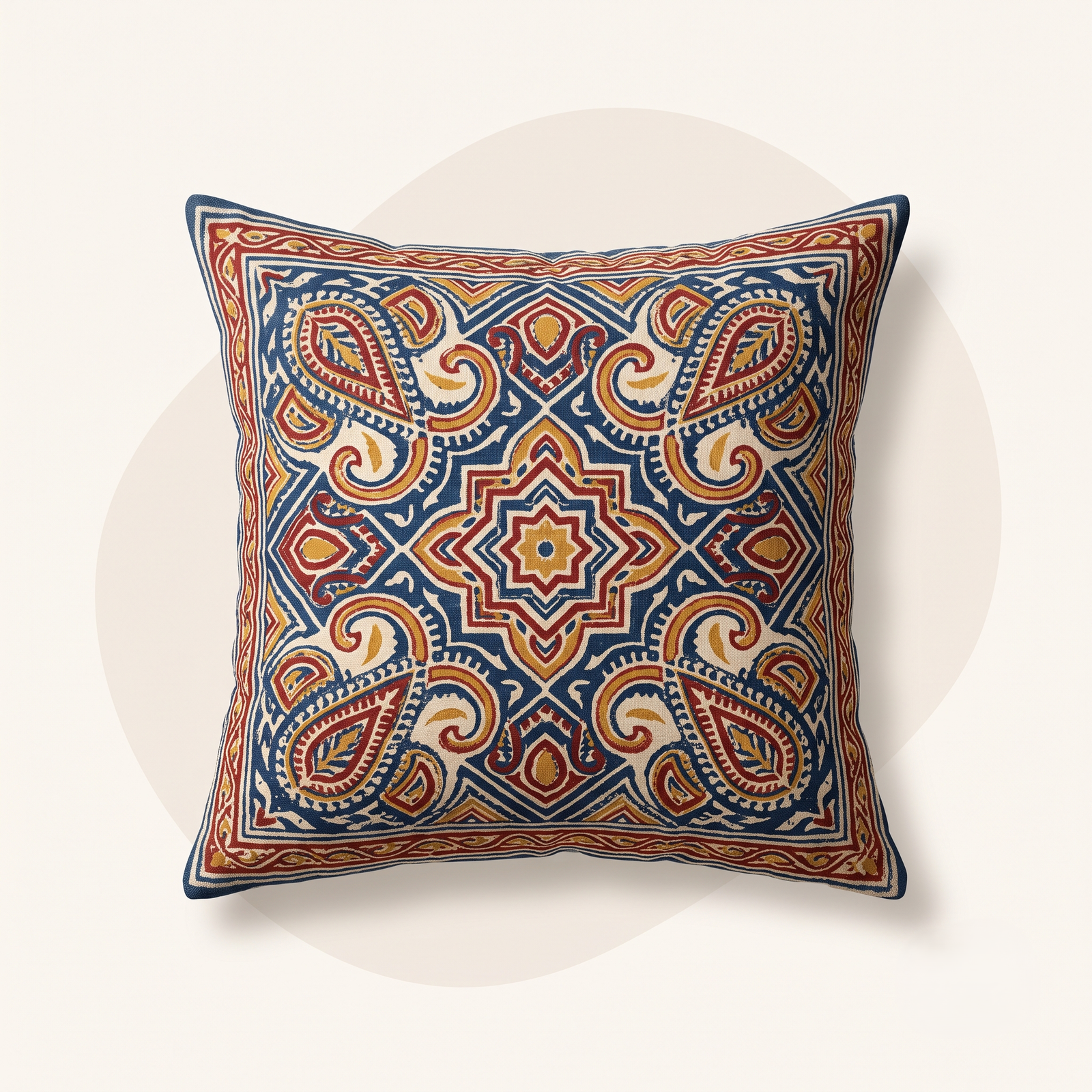Block Print Cushion Covers