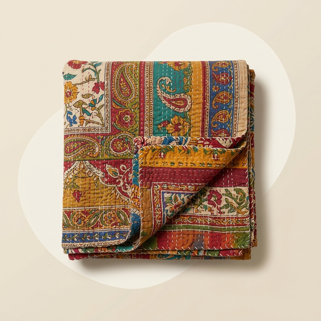 Kantha Quilts & Throws