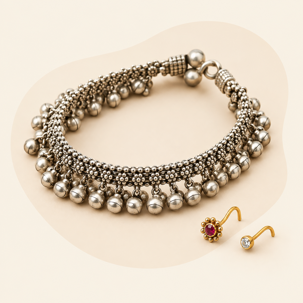 Anklets & Nose Pins