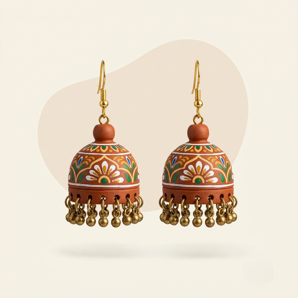 Terracotta Earrings