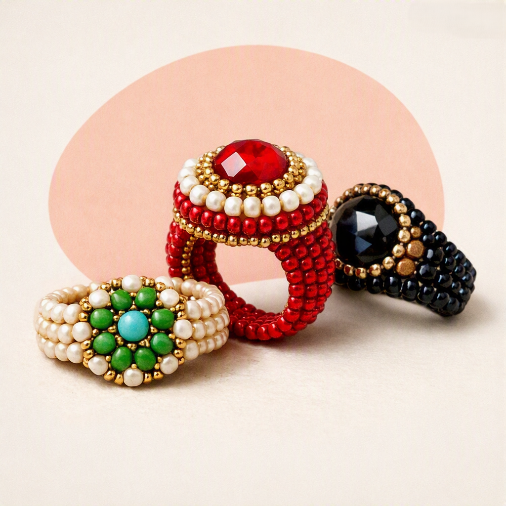 Beaded Rings