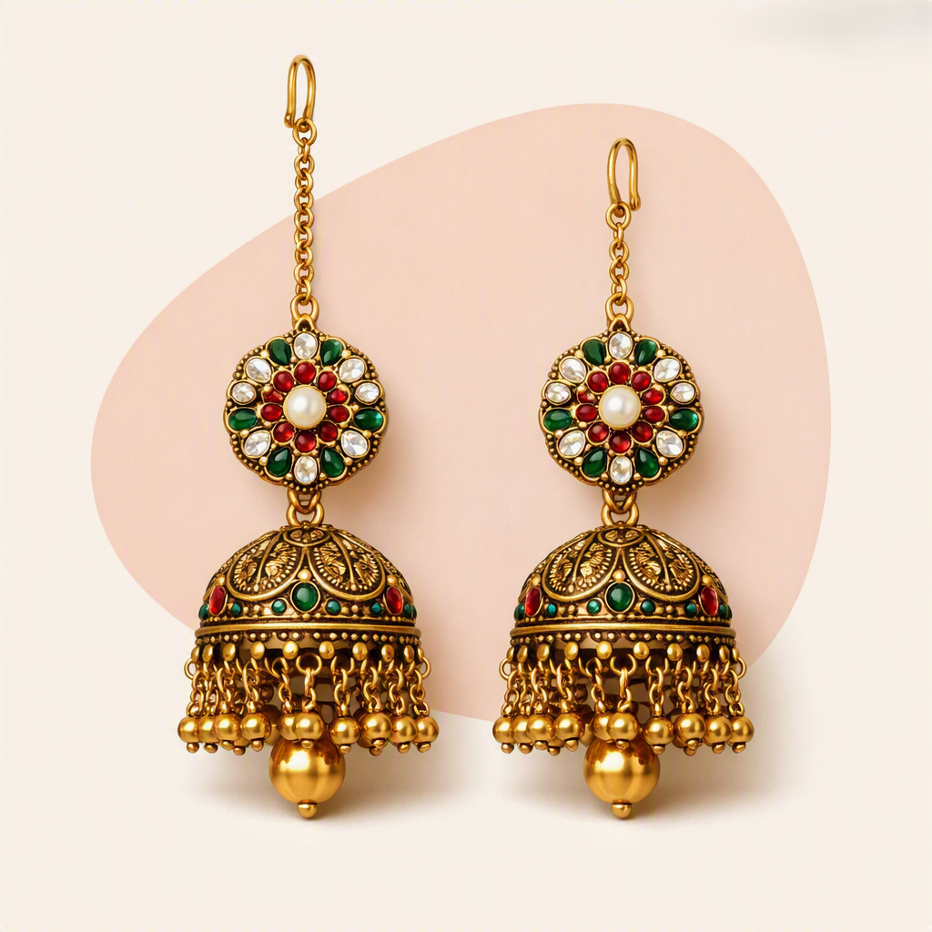 Jhumka Maang Tikka