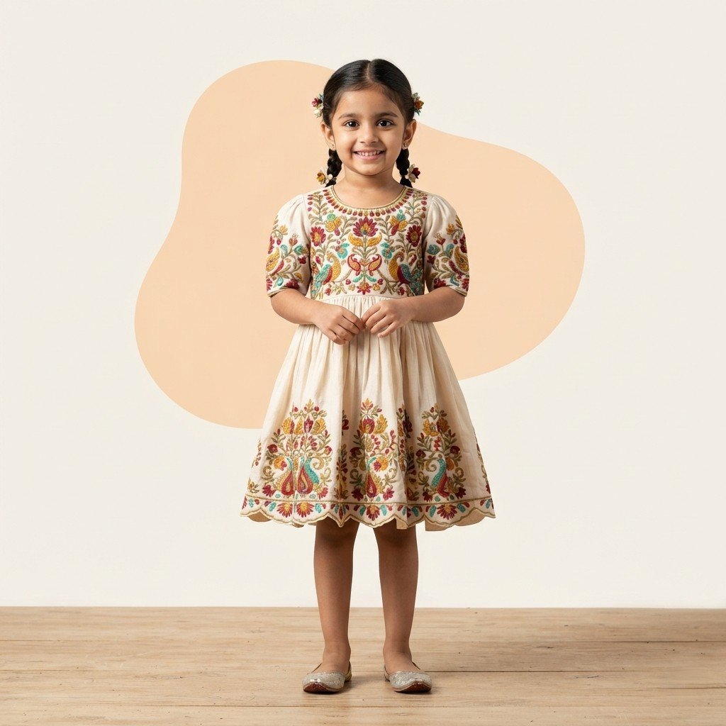 Hand Embroidered Frocks