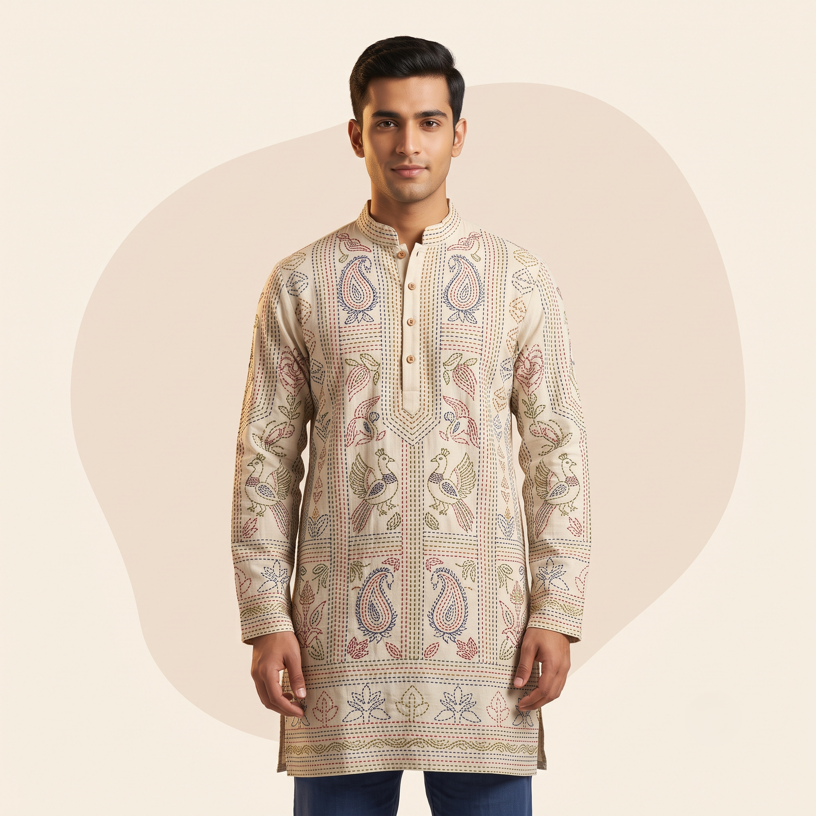 Kantha Embroidered Kurtas