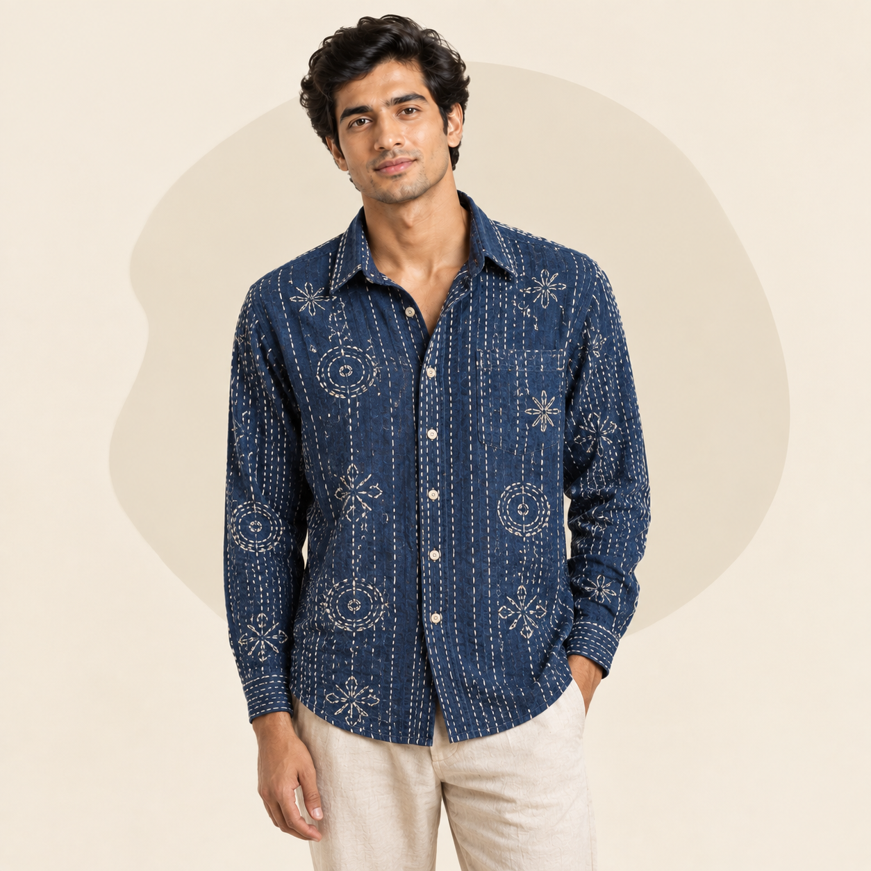 Kantha Stitch Shirts