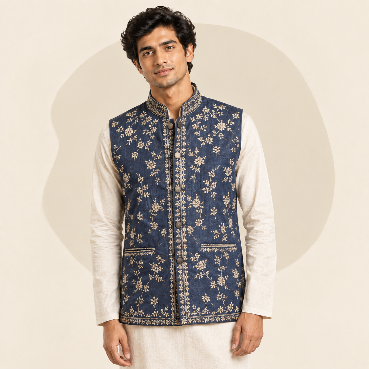 Embroidered Nehru Jacket