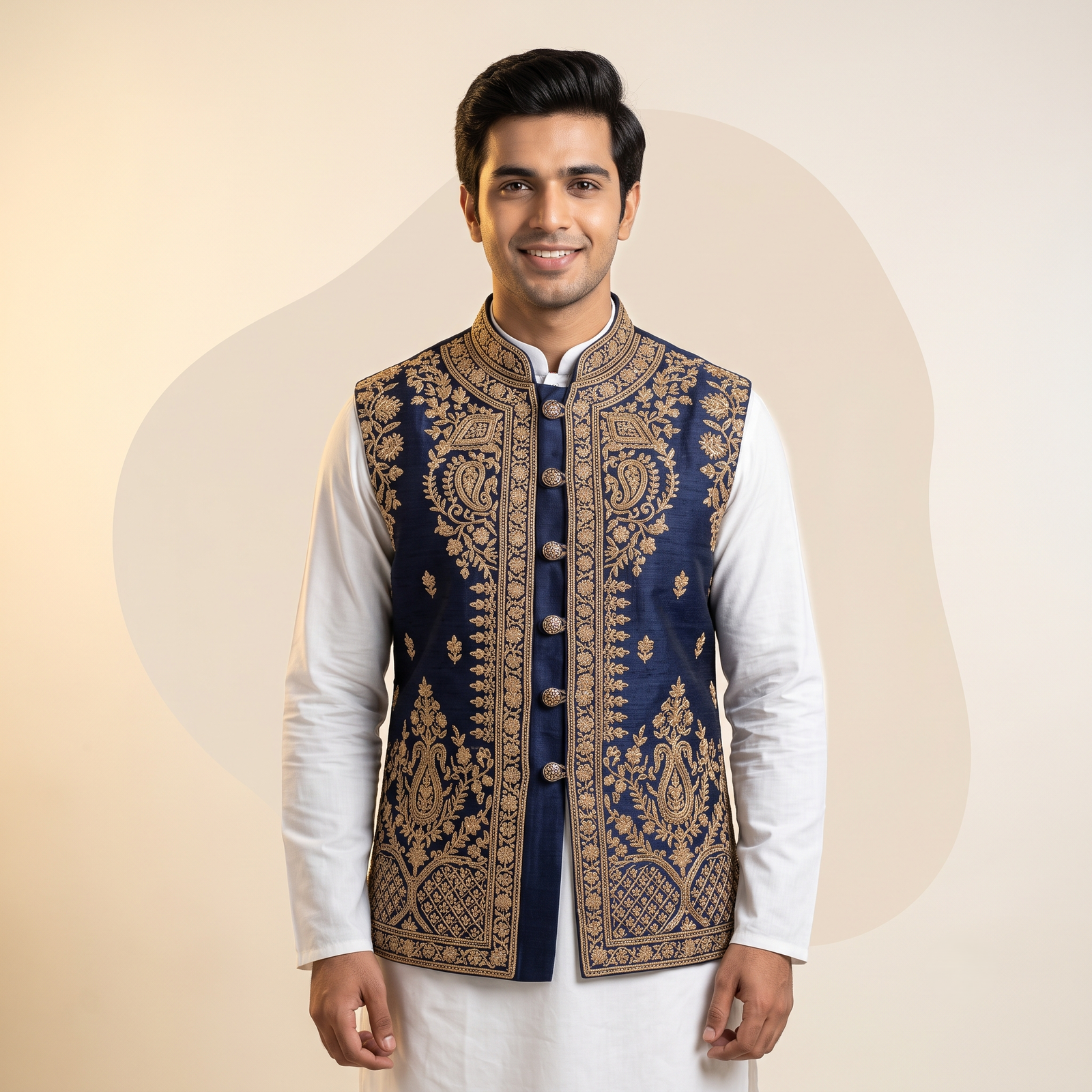 Kantha Nehru Jacket
