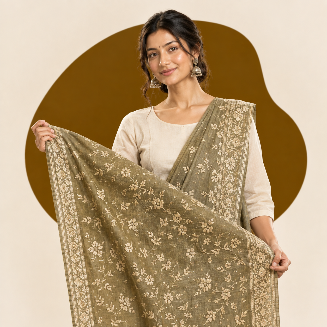 Embroidered Dress Material