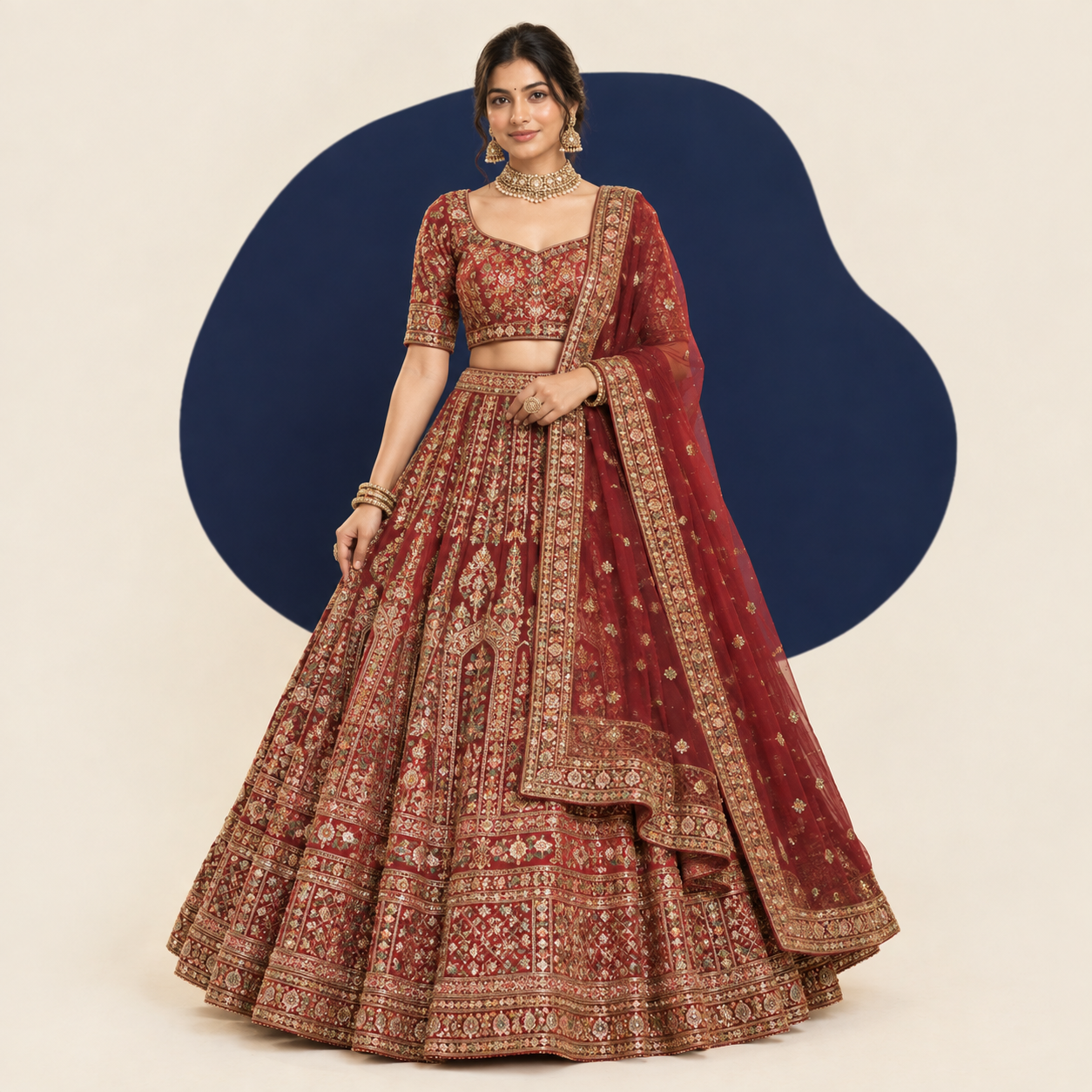 Handmade Bridal Lehengas