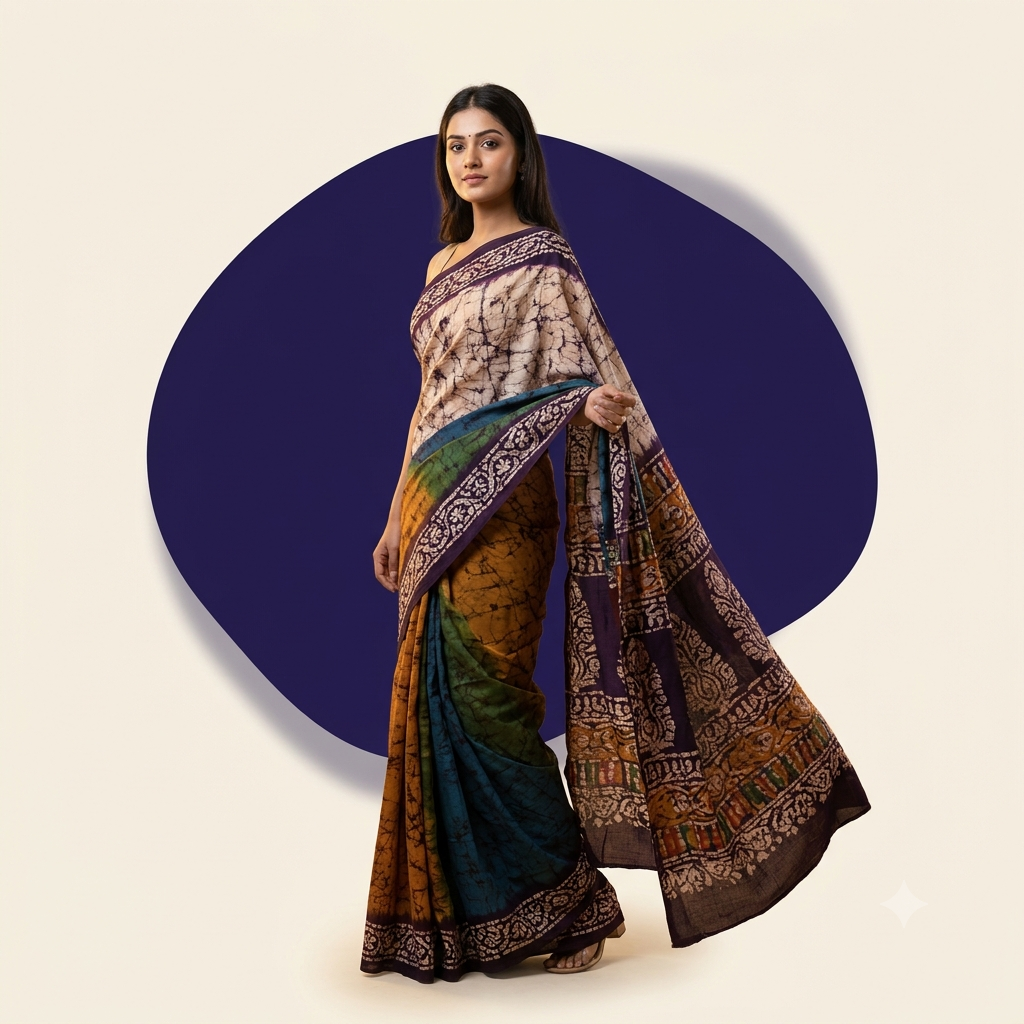 Batik Print Sarees
